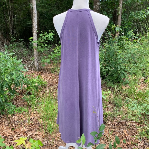Alya Halter Dress Lavender Sleeveless Large - Picture 4 of 6